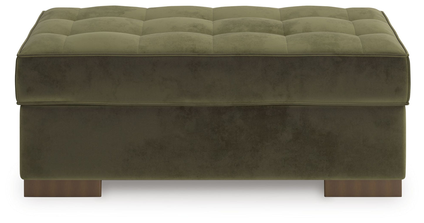 Chalcombe - Oversized Accent Ottoman - Olive