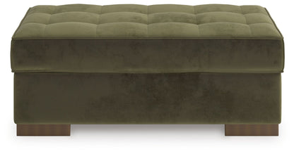 Chalcombe - Oversized Accent Ottoman - Olive