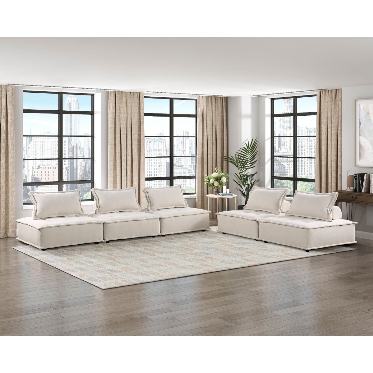 Inman - Modular Accent Chair - Beige