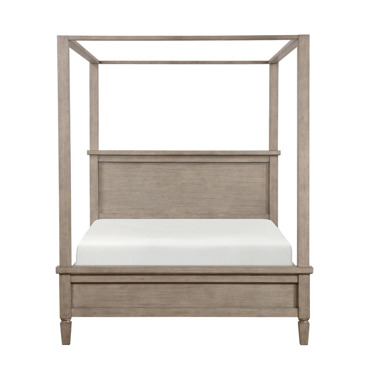 Marceline - 4 Piece Set (Queen Bed, Nightstand, Dresser, Mirror) - Gray