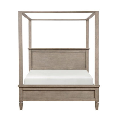 Marceline - 4 Piece Set (Queen Bed, Nightstand, Dresser, Mirror) - Gray