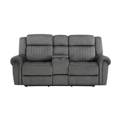 Brennen - Double Reclining Loveseat With Center Console