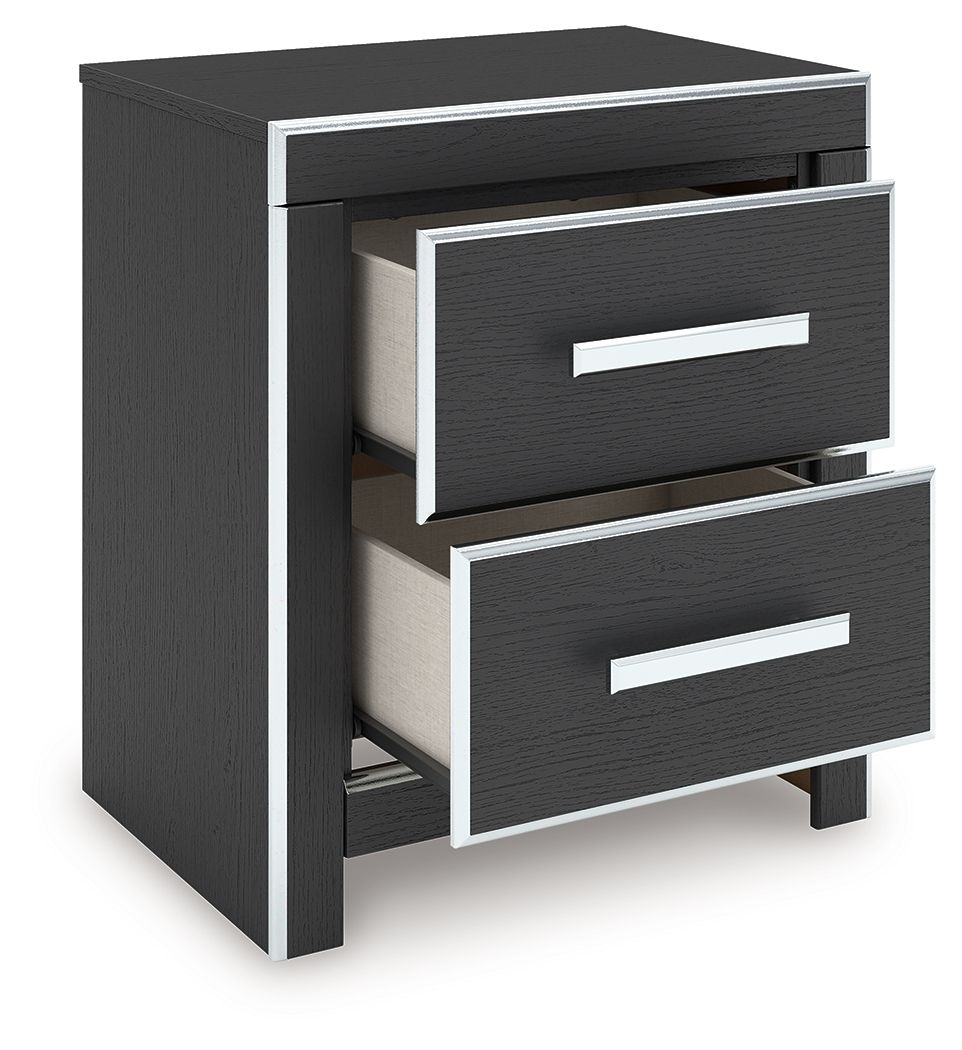 Birmonton - Two Drawer Night Stand