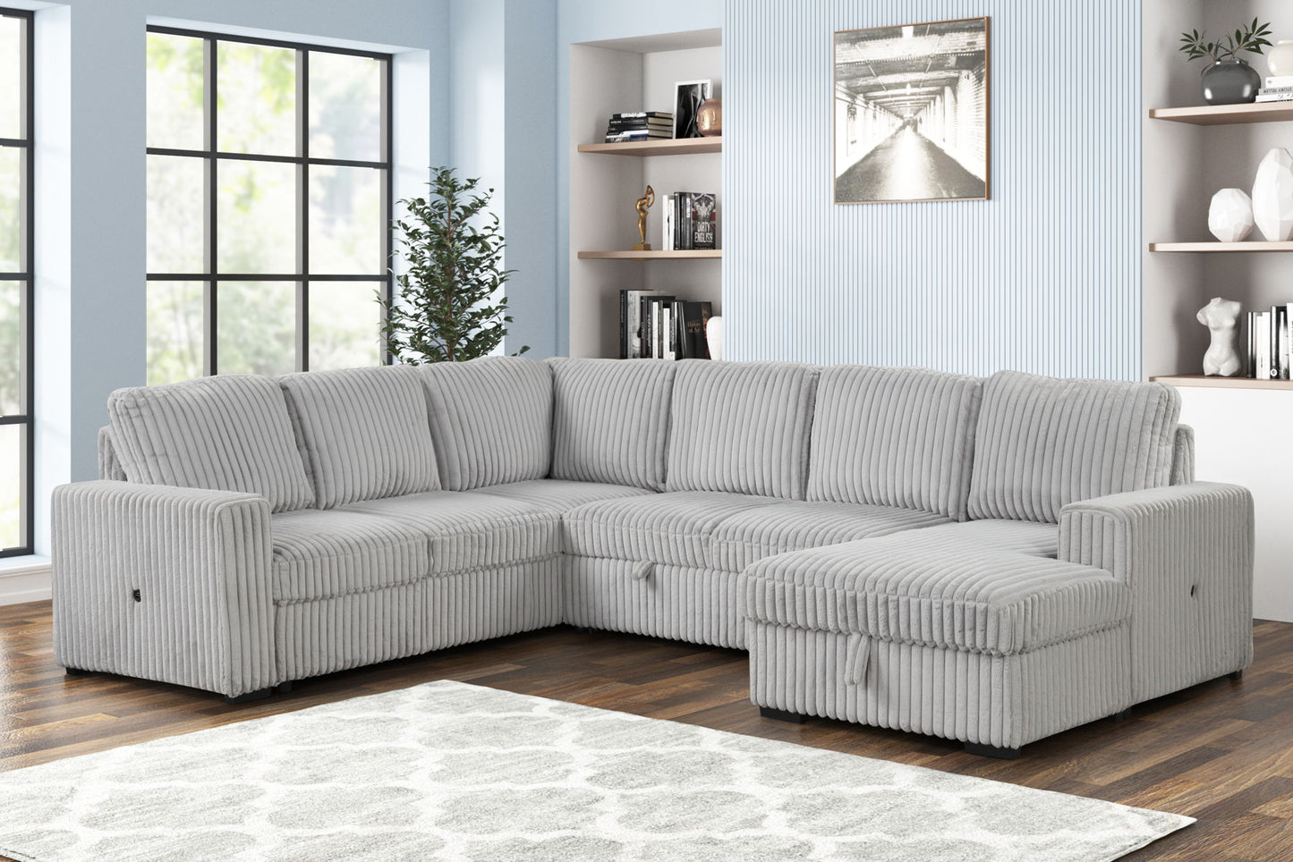 Divine - Sectional - Gray