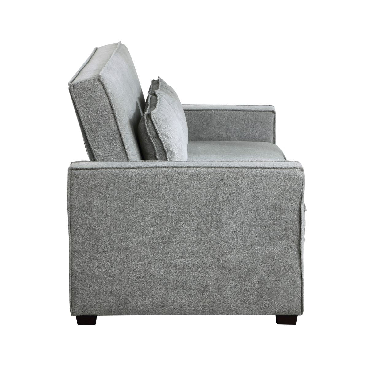 Alta - Convertible Studio Sofa With Pull-Out Bed - Gray