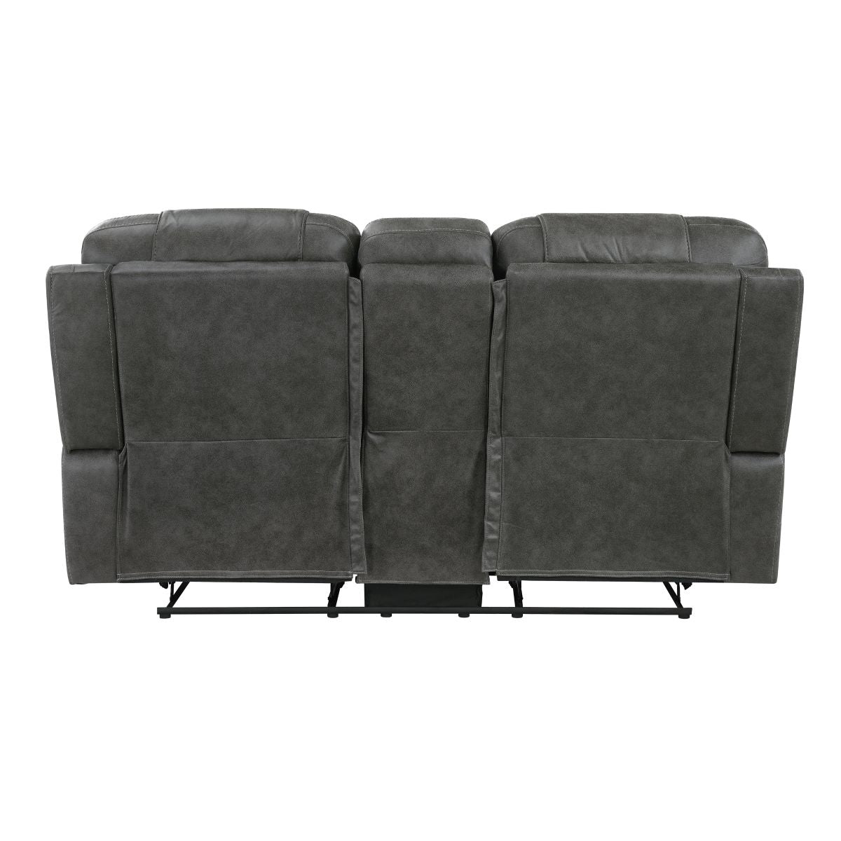 Oberon - Double Reclining Loveseat With Center Console