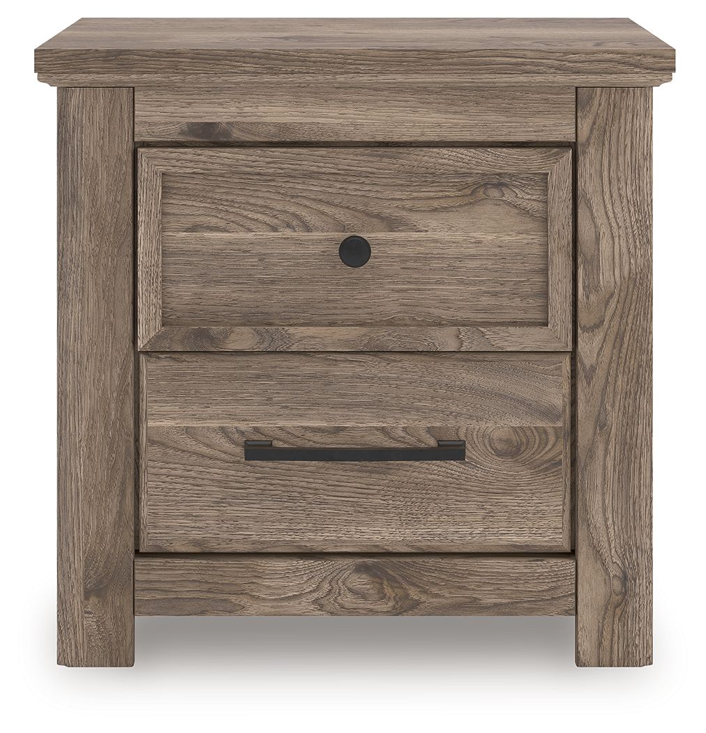 Keithland - Two Drawer Night Stand - Brown
