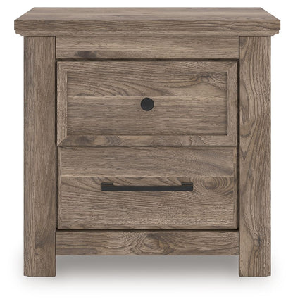 Keithland - Two Drawer Night Stand - Brown