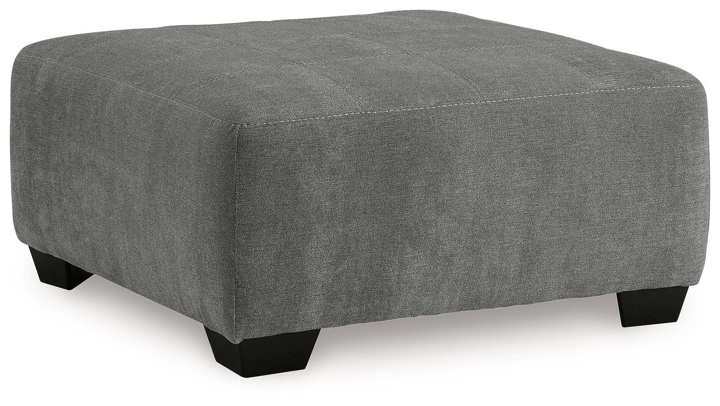 Birkdale Court - Oversized Accent Ottoman - Gray