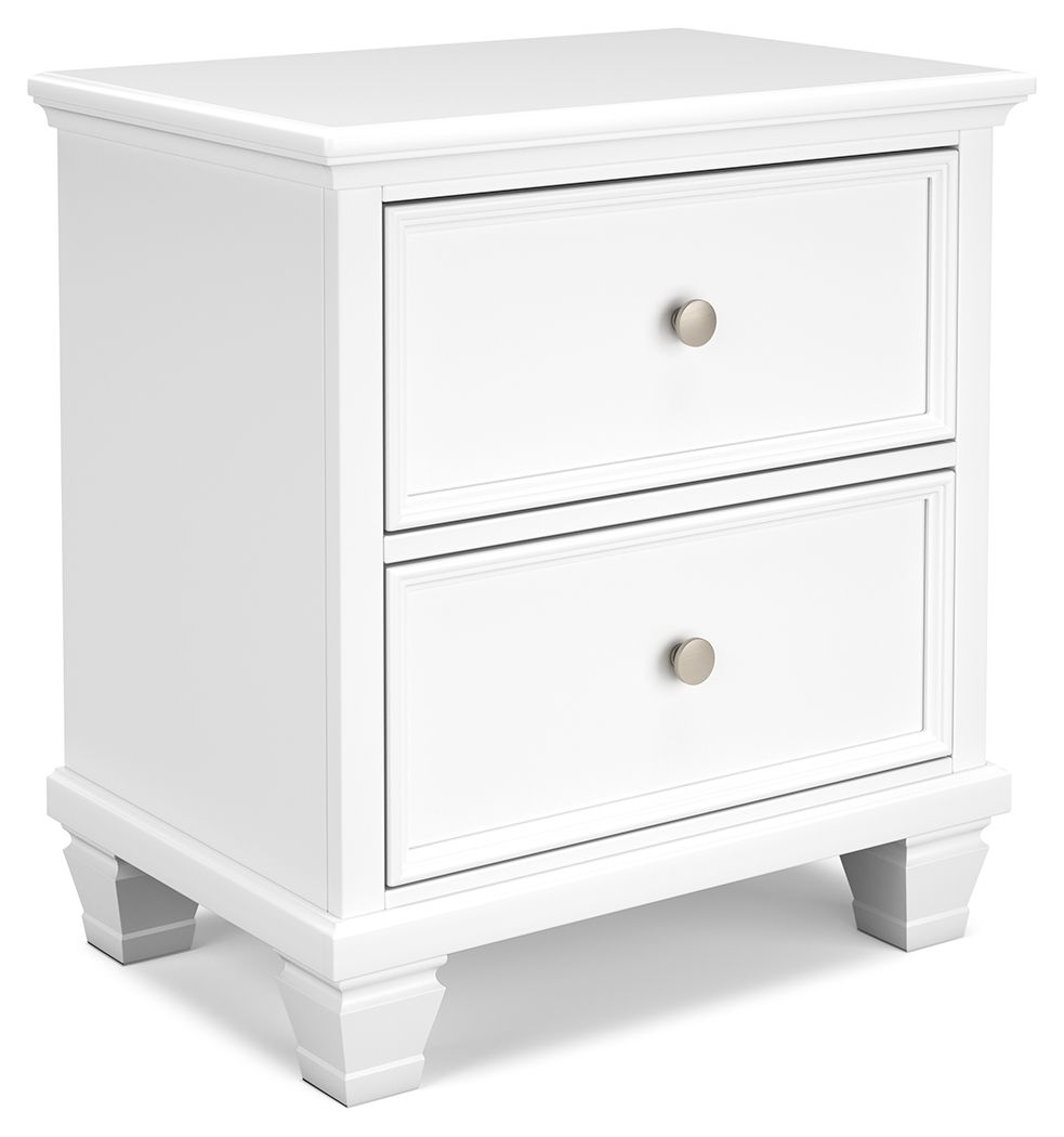 Fortman - Two Drawer Night Stand - White