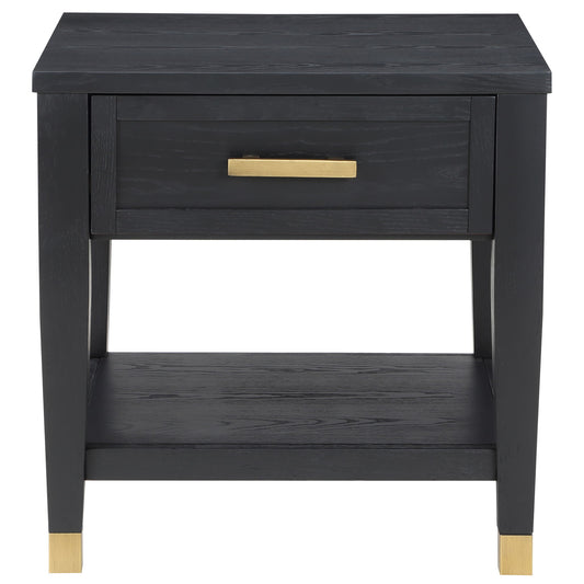 Yves - End Table - Black