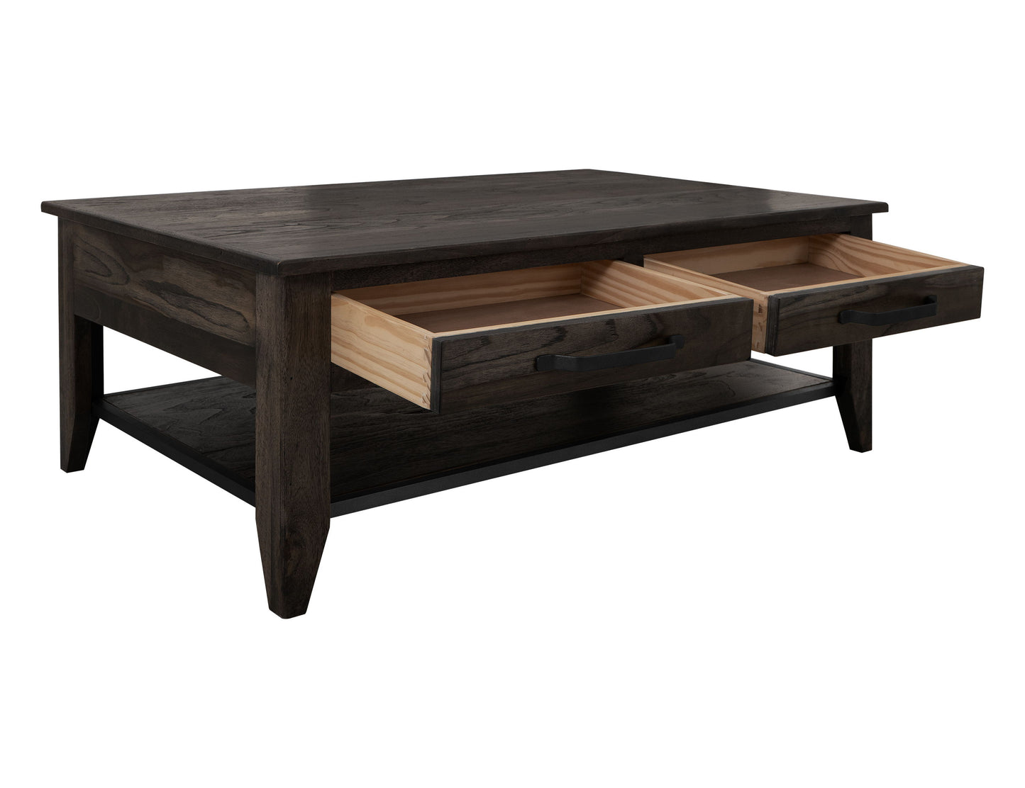 Teak - Cocktail Table - Oil Black