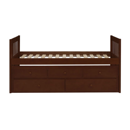 Rowe - Twin/Twin Trundle Bed - Cherry