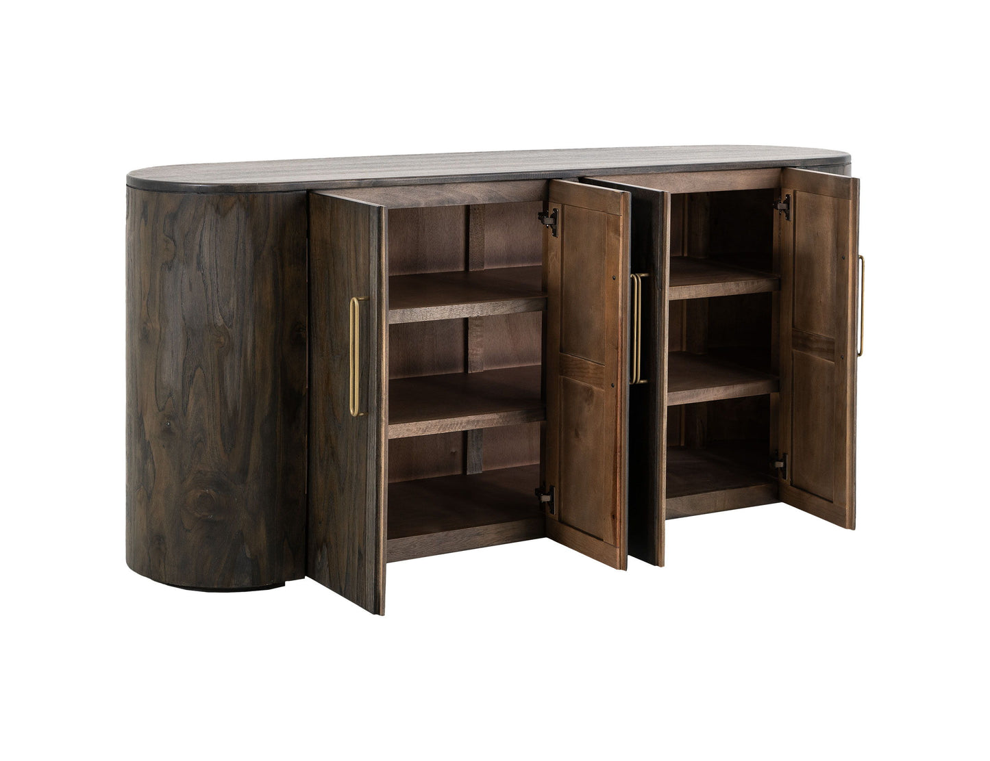 Balam - 4 Doors Console - Oil Black