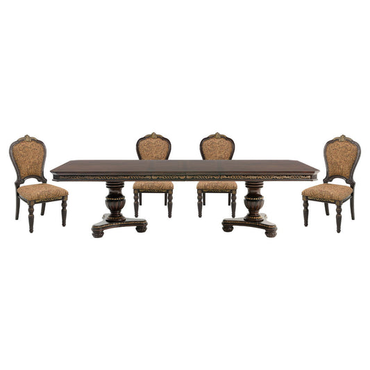 Russian Hill - 5 Piece Dining Room Set (Table & 4 Side Chairs) - Cherry