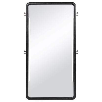 Leandro - 76" Full Length Floor Mirror - Burnished Black