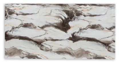 Jazmore - Dining Table - Dark Brown / Beige