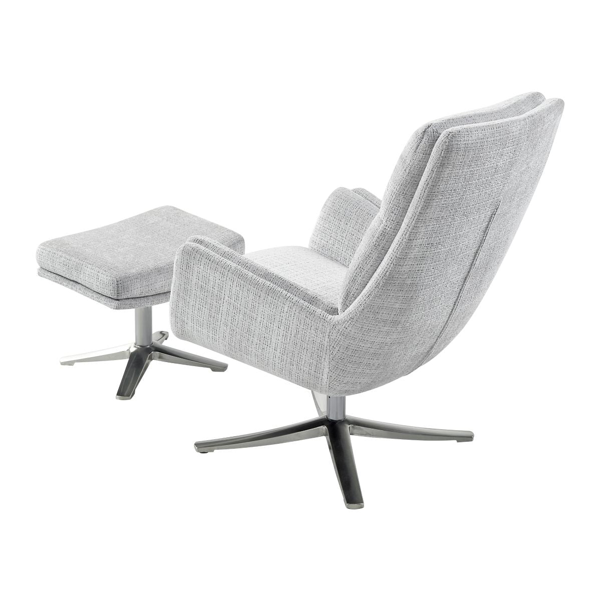 Parker - Swivel Chair With Ottoman