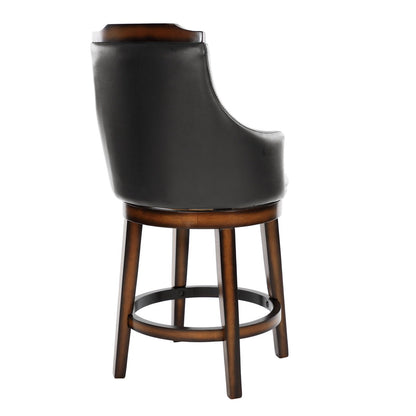 Bayshore - Swivel Counter Height Chair (Set of 2) - Dark Brown