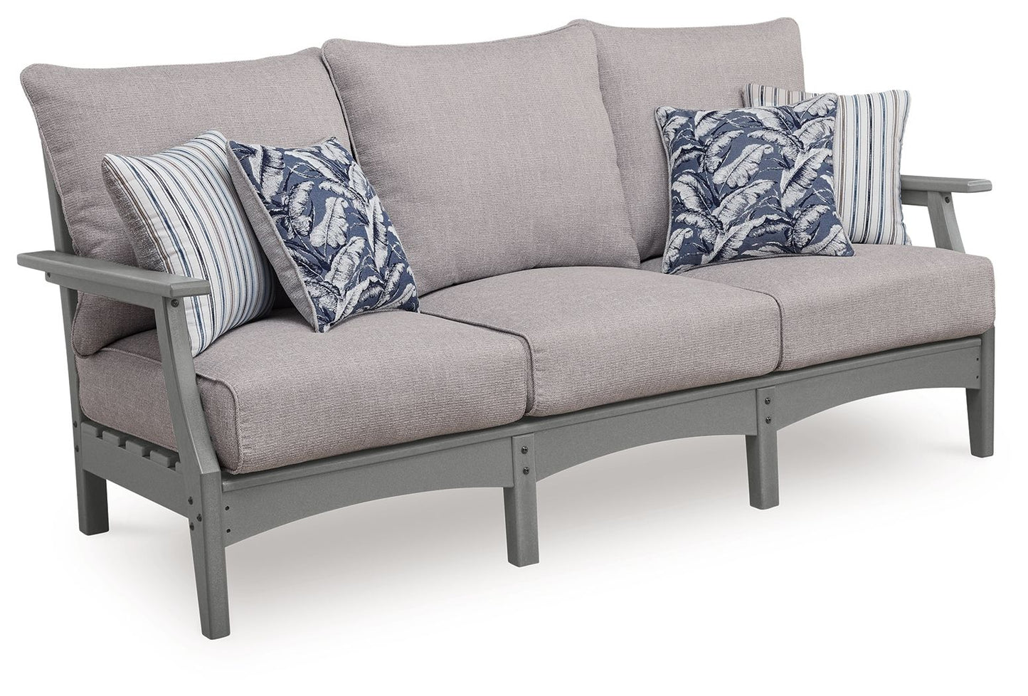 Lone View Bay - Sofa With Cushion - Gray