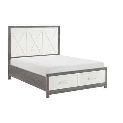 Rowan - Platform Bed With Storage Footboard