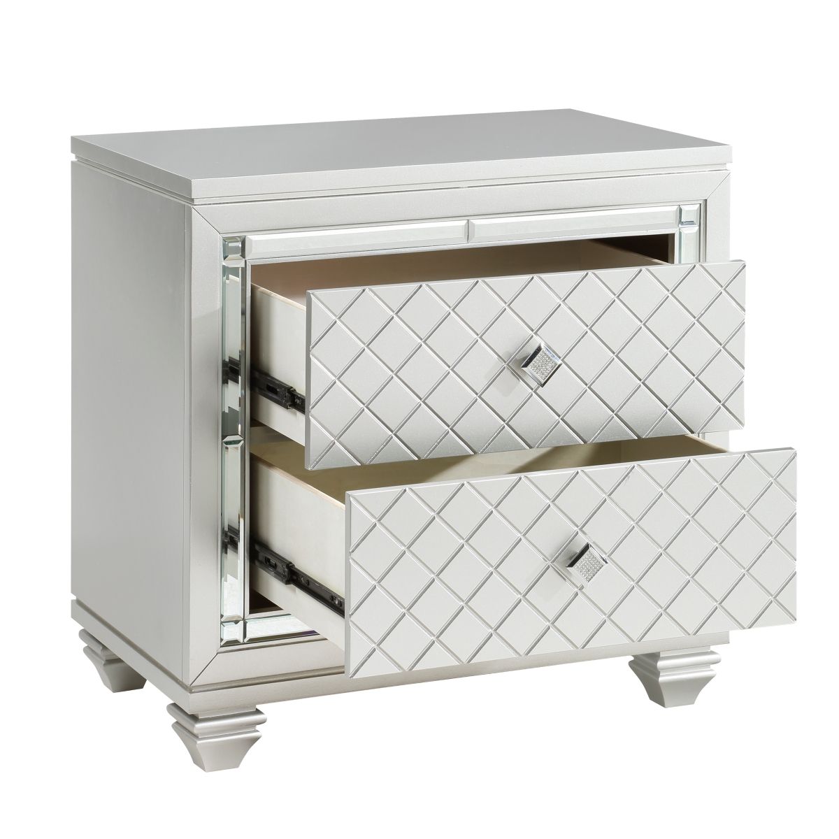 Leesa - Nightstand - Silver