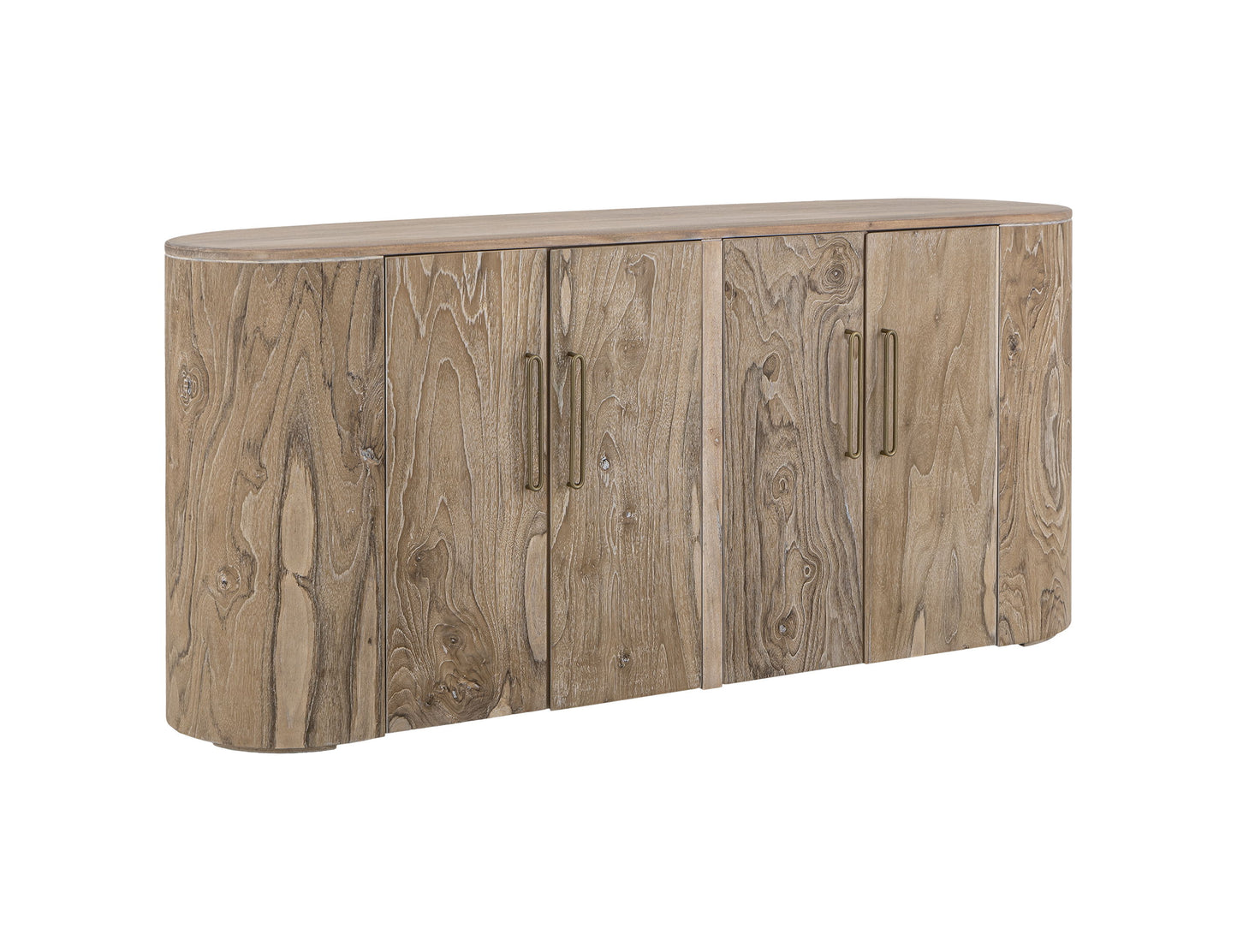 Balam - 4 Doors Console - Ivory White