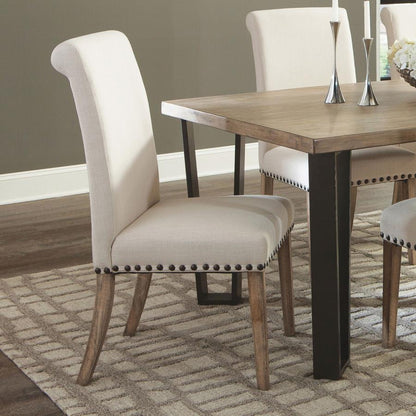 Salem - Fabric Upholstered Dining Side Chair (Set of 2) - Beige