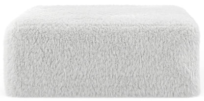 Snowball - Cocktail Ottoman - White