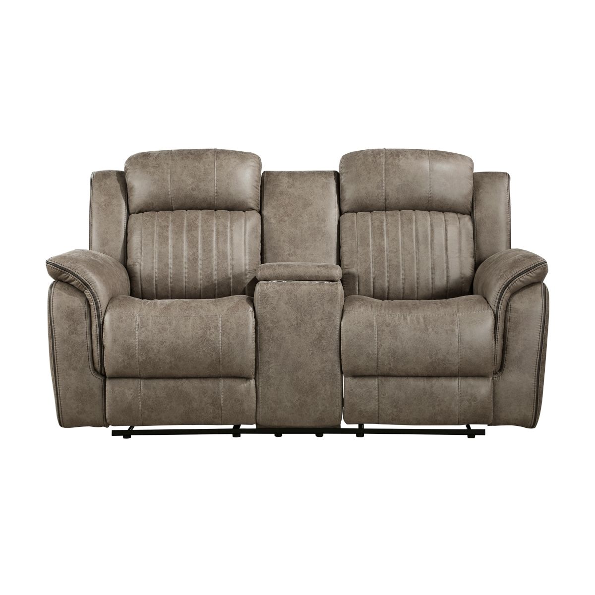 Centeroak - Double Reclining Loveseat With Center Console