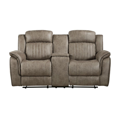 Centeroak - Double Reclining Loveseat With Center Console