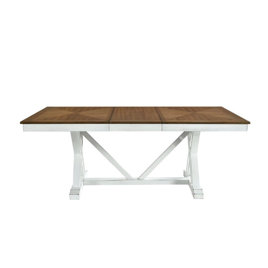 Brunson - Dining Table - Oak / White