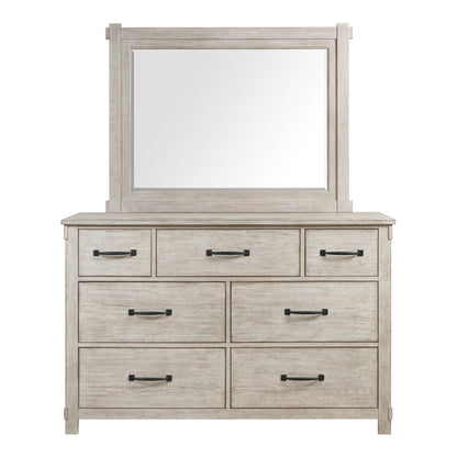 Scott - 7-Drawer Dresser With Mirror Set