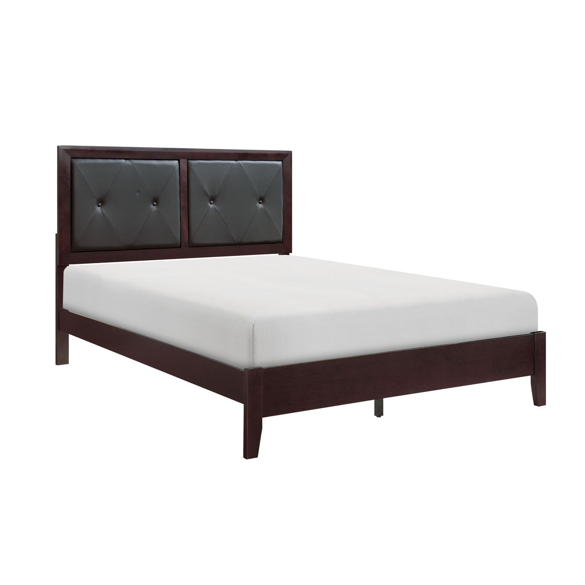 Edina - 4 Piece Set (Queen Bed, Nightstand, Dresser, Mirror) - Espresso