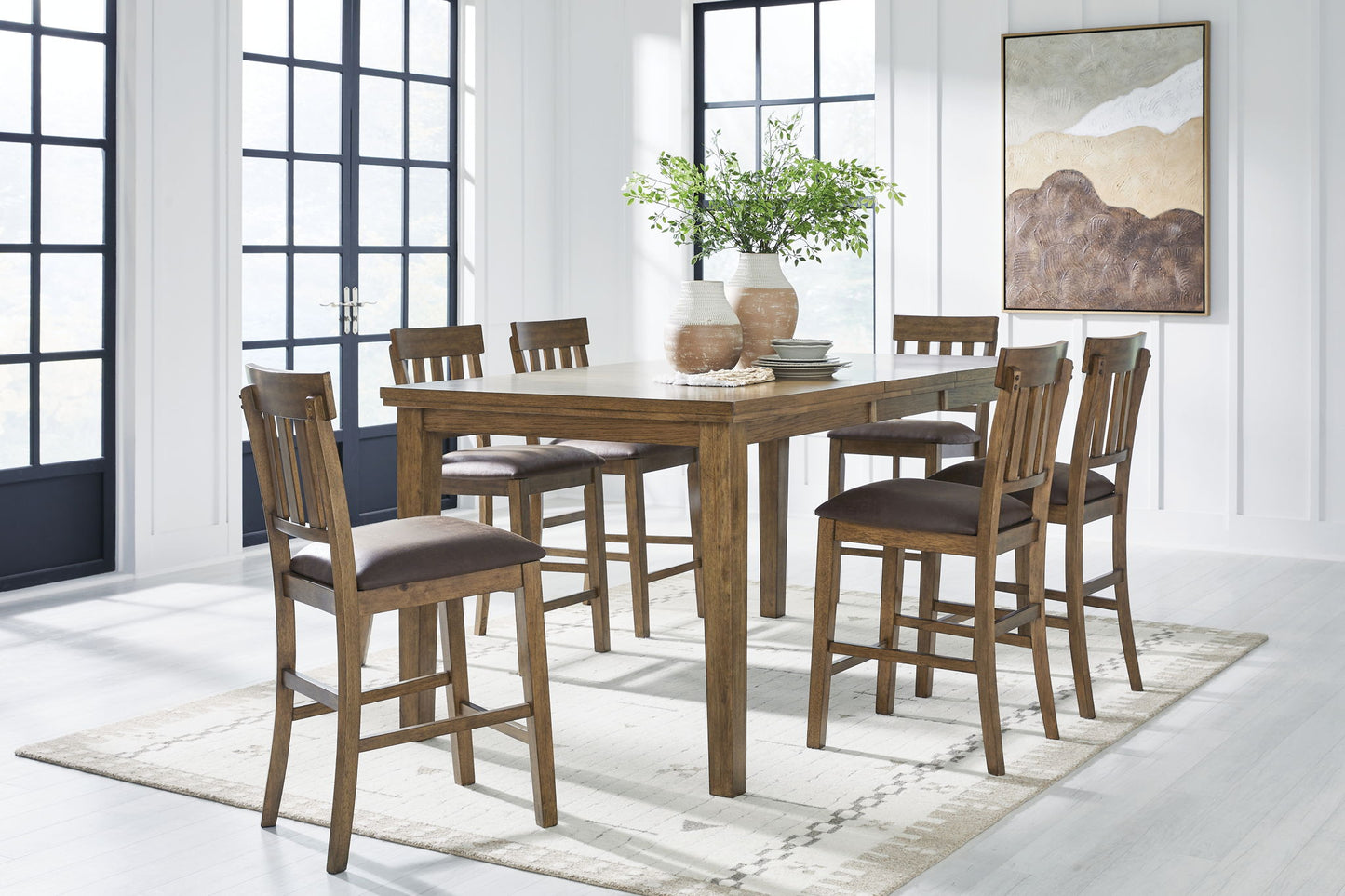 Broxtyn - Counter Height Dining Set