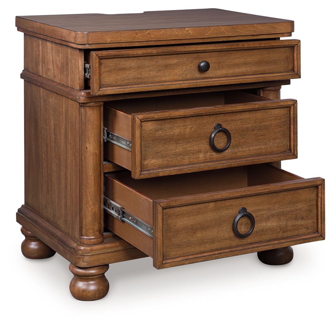 Chadworth - Three Drawer Night Stand