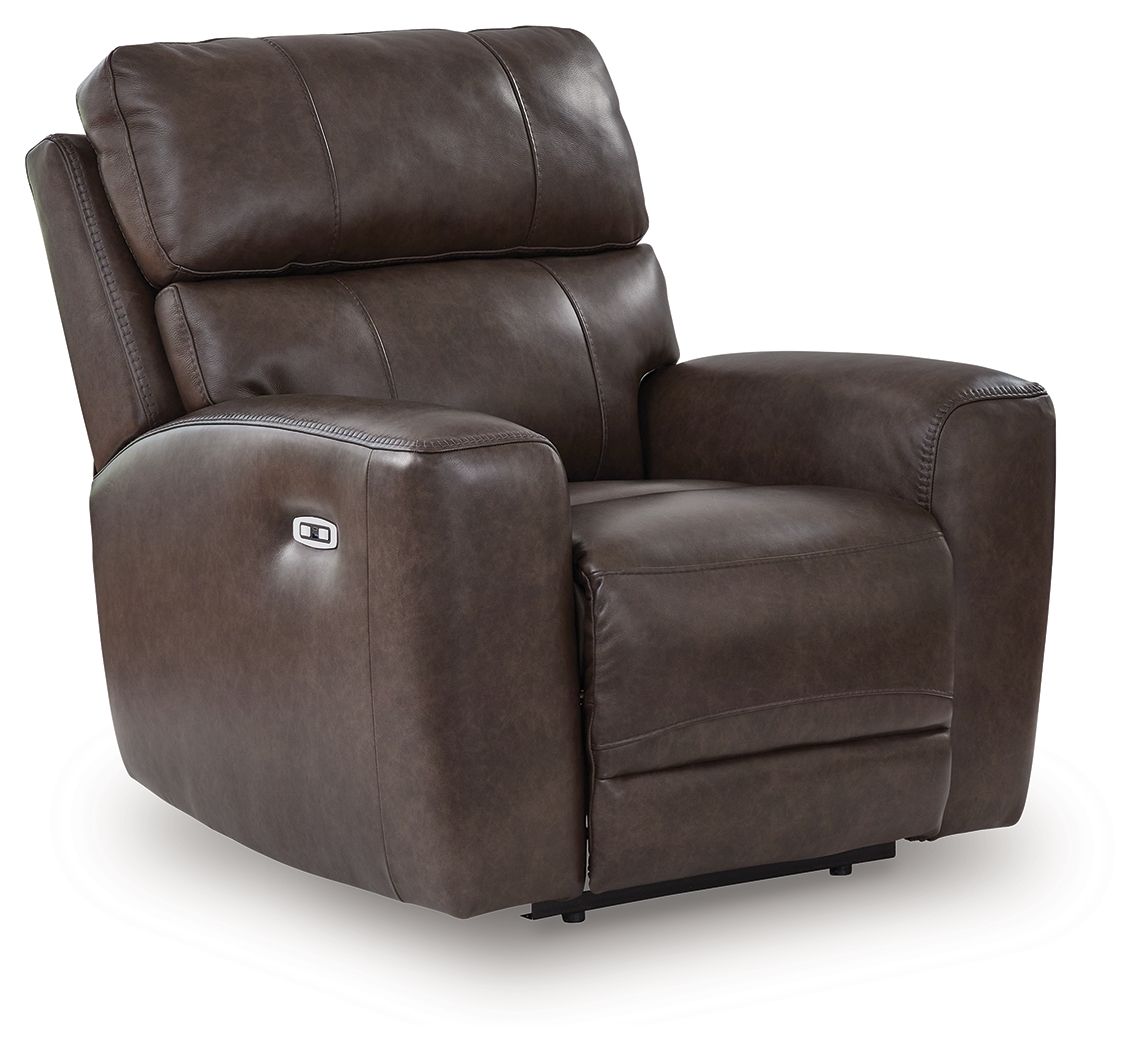 Beadel - Power Recliner / Adjustable Headrest - Smoke