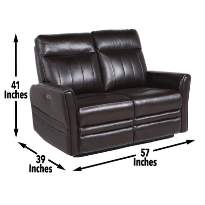 Coachella - Recliner Loveseat - Brown