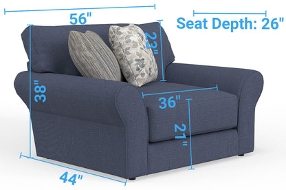 Cape May - Chair & 1/2 - Denim