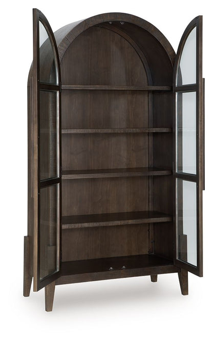 Benhall - Accent Cabinet - Dark Brown