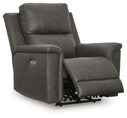 Beryton - Power Recliner With Adjustable Headrest