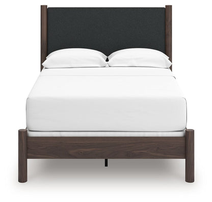 Cadmori - Upholstered Panel Bed