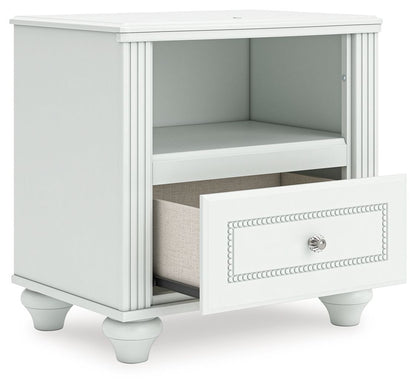 Maylilly - One Drawer Night Stand - White