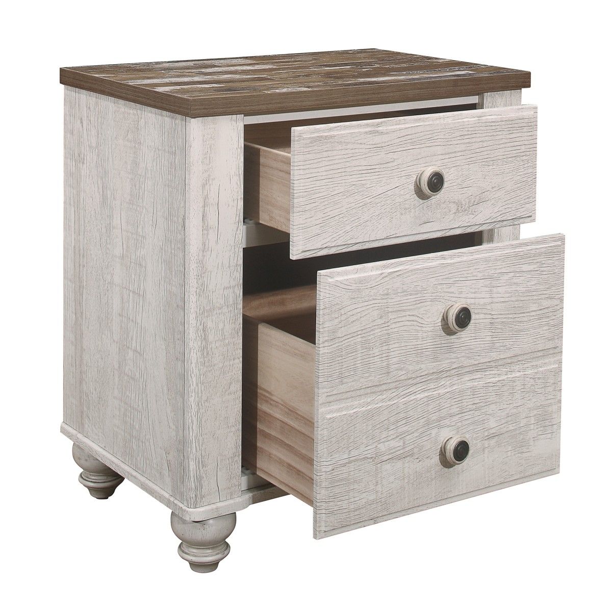 Nashville - Nightstand - Antique White
