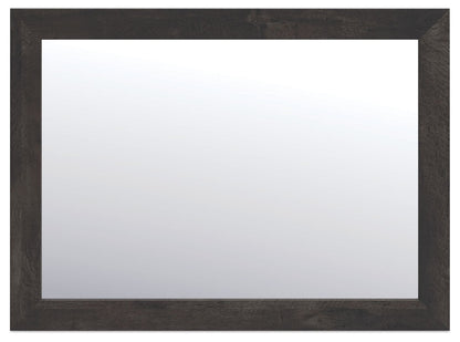 Delmorta - Bedroom Mirror - Dark Gray