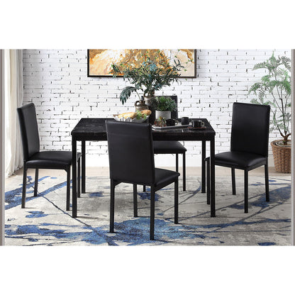 Tempe - Dining Table, Faux Marble Top