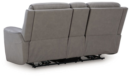 5Z-Relaxation - Power Reclining Loveseat with Console / Adj Headrest