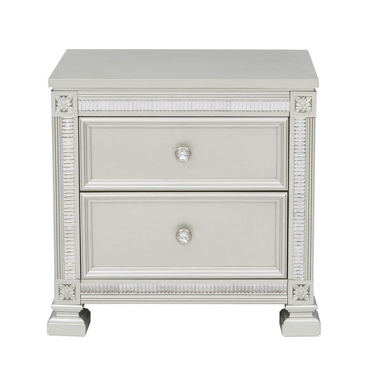 Bevelle - Nightstand - Silver