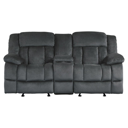 Laurelton - Double Glider Reclining Loveseat With Center Console