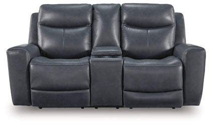 Momentum Moves - Power Reclining Loveseat With Console / Adjustable Headrest